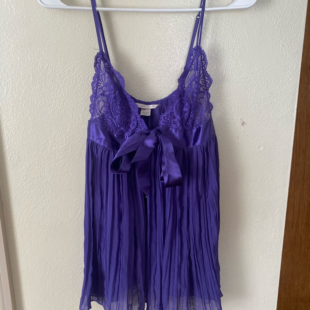 victorias secret purple babydoll